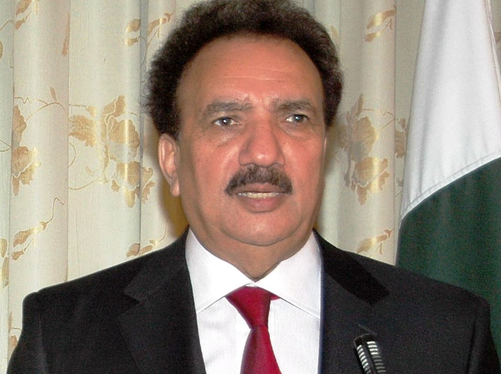 former interior minister rehman malik photo file