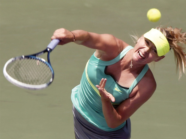 sharapova is on course to become the third woman to win both the prestigious indian wells and miami hardcourt titles in the same year photo reuters