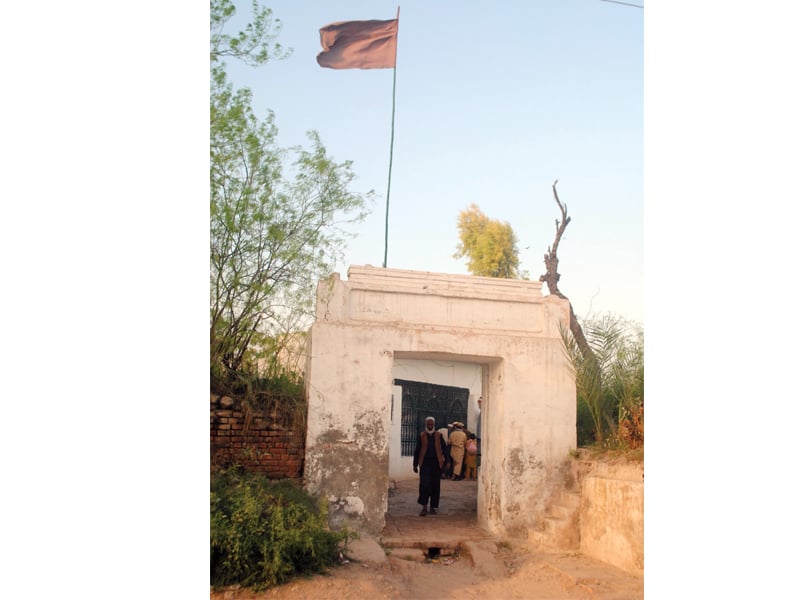 the shrine was torched in 2009 as well after which the residents of hazara khwani village rebuilt in 2010 photo muhammad iqbal express