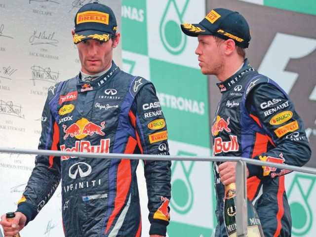 horner says the team has been managing a lack of trust between team drivers vettel and webber since istanbul in 2010 photo afp