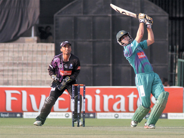 hammad azam hit a superb 66 affected a run out and then hit a six in the super over photo shafiq malik express hammad azam hit a superb 66 affected a run out and then hit a six in the super over photo shafiq malik express