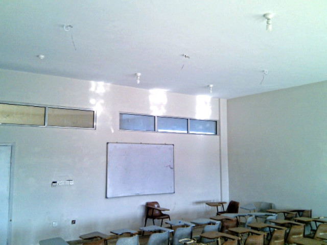 the project director for the new building of the biotechnology department claimed that the building was complete but the students and faculty had to bring in chairs and whiteboards from their old department for their classes photo express the project director for the new building of the biotechnology department claimed that the building was complete but the students and faculty had to bring in chairs and whiteboards from their old department for their classes photo express