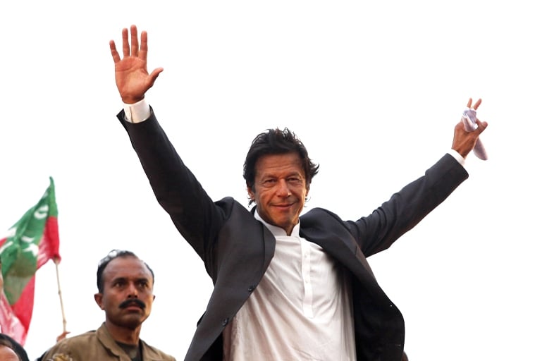 pti chairman imran khan at a political rally photo reuters file