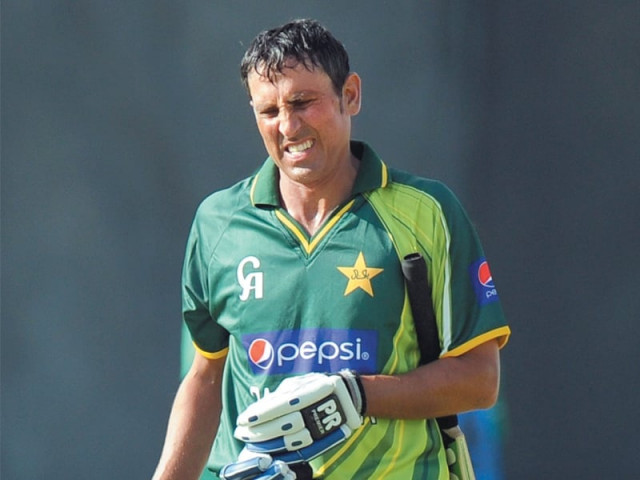 in his last 19 odis younus has scored 357 runs at a mediocre average of 21 photo afp in his last 19 odis younus has scored 357 runs at a mediocre average of 21 photo afp