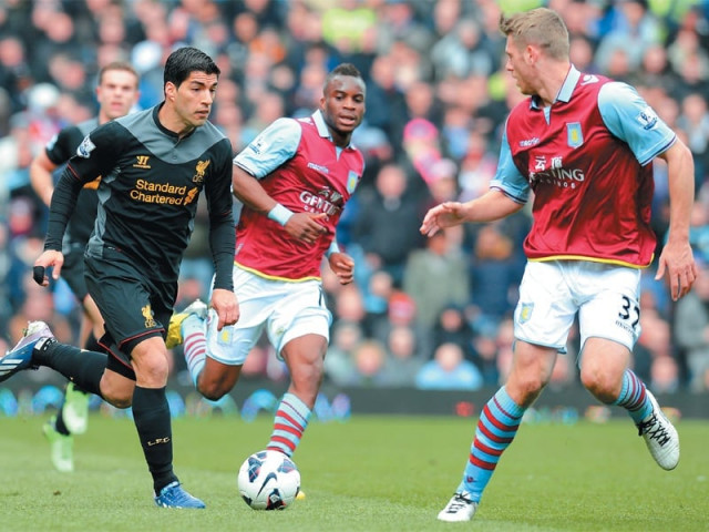 liverpool came from a goal behind to beat relegation troubled aston villa 2 1 yesterday photo afp liverpool came from a goal behind to beat relegation troubled aston villa 2 1 yesterday photo afp