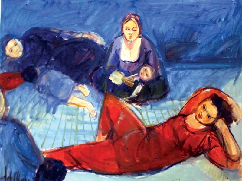 the artist has portrayed a series of meaningful images in his collection photo waqas naeem express the artist has portrayed a series of meaningful images in his collection photo waqas naeem express