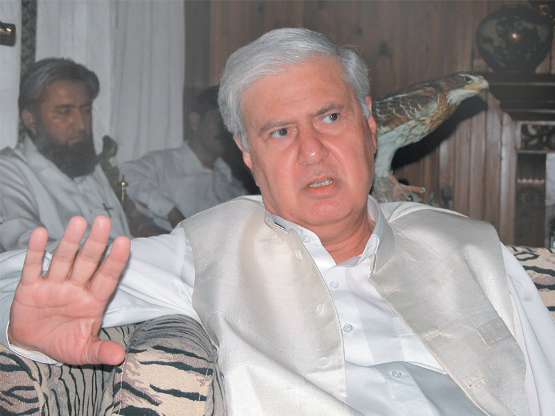 sherpao has enjoyed an eventful political career that began in 1977 photo file