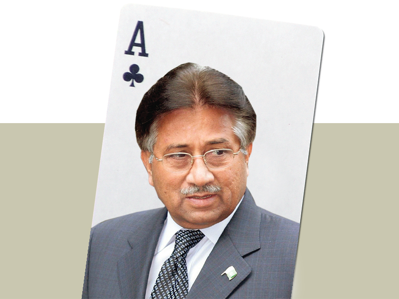 former president of pakistan pervez musharraf has been known to play a weekly game of bridge