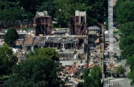 construction of a ballroom at the white house seen from a window at the washington monument in washington dc us august 4 2026 reuters