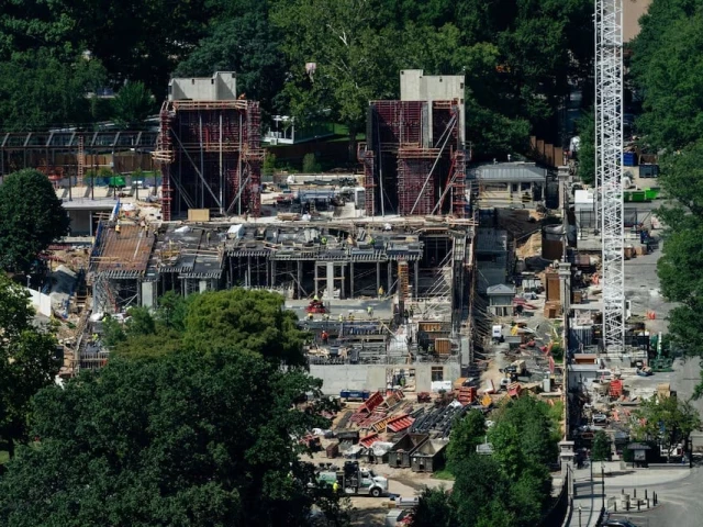 construction of a ballroom at the white house seen from a window at the washington monument in washington dc us august 4 2026 reuters construction of a ballroom at the white house seen from a window at the washington monument in washington dc us august 4 2026 reuters