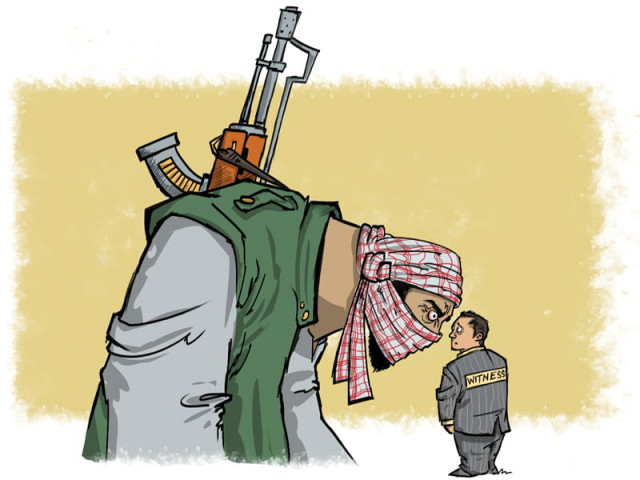 a witness protection programme has been talked about but it is hard to foresee this being especially useful given our overall situation illustration jamal khurshid