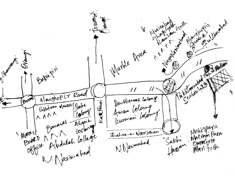 the express tribune explores the step by step exclusion of one of karachi s neighbourhoods allegedly at the hands of the taliban design amna iqbal