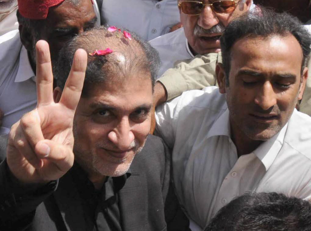 sardar akhtar mengal returned to the country on march 25 photo rashid ajmeri express