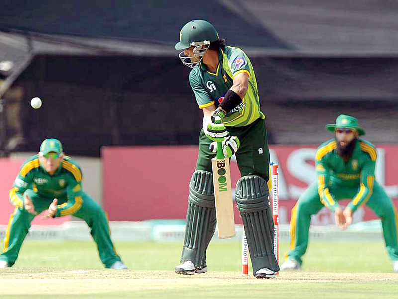 hafeez managed a disappointing return of 43 runs in six innings during the test series and totalled 118 runs in five odis against south africa photo afp