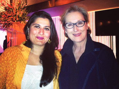 sharmeen obaid chinoy hobnobs with a listers