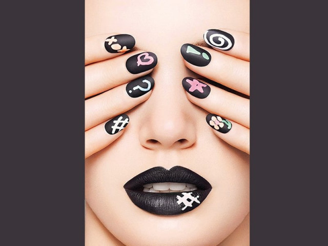 did you ever think that the phrase chalkboard nails would sound appealing did you ever think that the phrase chalkboard nails would sound appealing