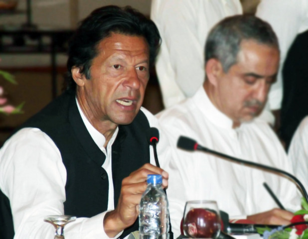 imran khan was speaking at naya pakistan tabdeeli razakaar youth convention organised by the insaf students federation at pearl banquet hall on saturday photo irfan ali express
