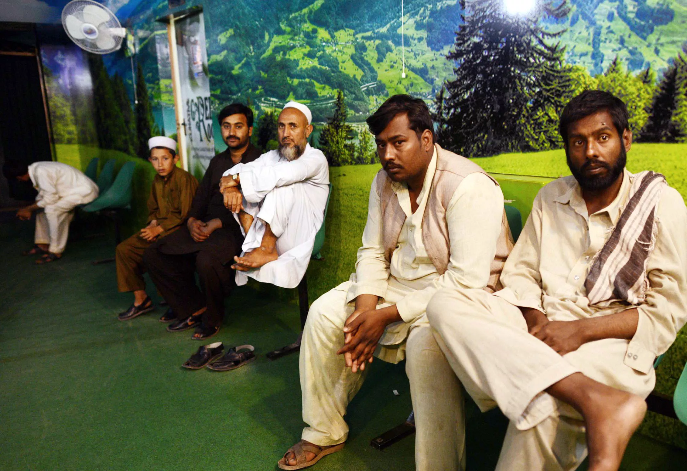 pakistani patients wait to see psychiatrist mian iftikhar hussain at his private clinic in peshawar photo afp pakistani patients wait to see psychiatrist mian iftikhar hussain at his private clinic in peshawar photo afp