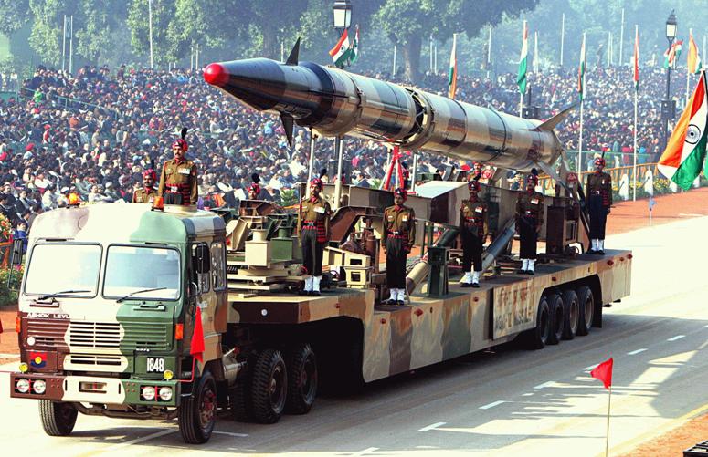 the agni ii missile on display photo creative commons