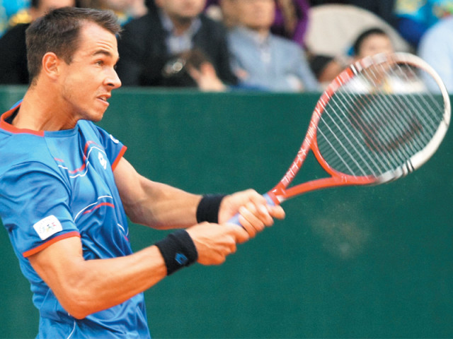 rosol s win means that czech republic also becomes only the third country after france and russia to top the davis cup and fed cup nations ranking at the same time photo afp rosol s win means that czech republic also becomes only the third country after france and russia to top the davis cup and fed cup nations ranking at the same time photo afp
