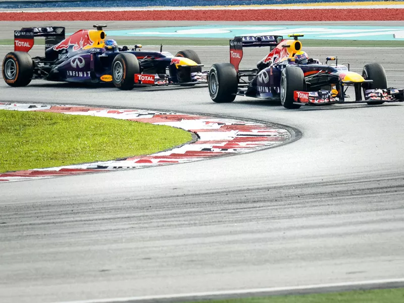 during the malaysian grand prix sebastian vettel disobeyed the order of multi 21 to overtake his teammate mark webber for the victory during the malaysian grand prix sebastian vettel disobeyed the order of multi 21 to overtake his teammate mark webber for the victory