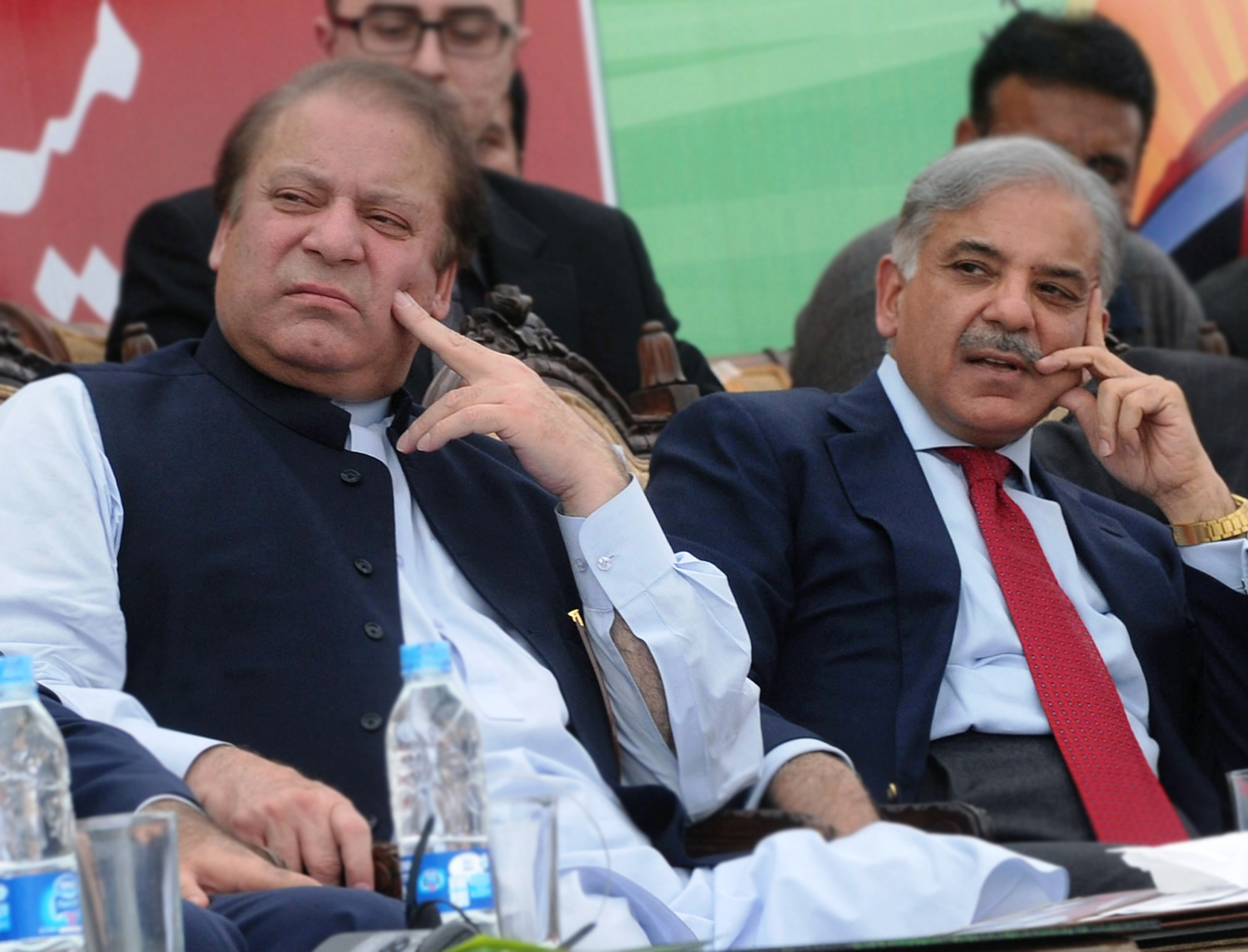 file photo of nawaz sharif l and shahbaz sharif r photo afp