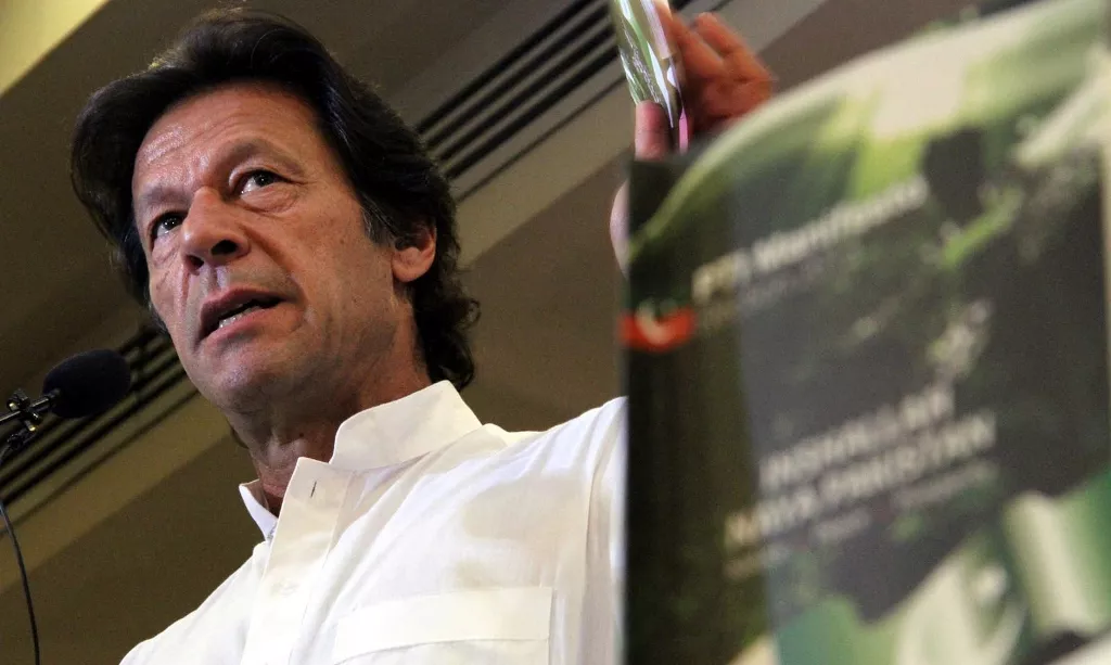 imran khan during the launch of his party 039 s manifesto photo inp imran khan during the launch of his party 039 s manifesto photo inp