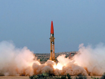 military manoeuvres hatf iv missile successfully test fired military manoeuvres hatf iv missile successfully test fired
