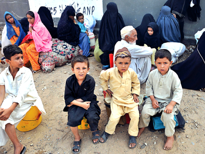 families of the internally displaced persons of orakzai agency photo file