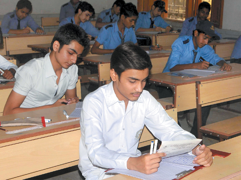 students of several private schools in the city were unable to take their matric exams this year as their school management failed to register them photo file