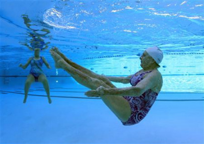 pool exercise may build strength reduce falls