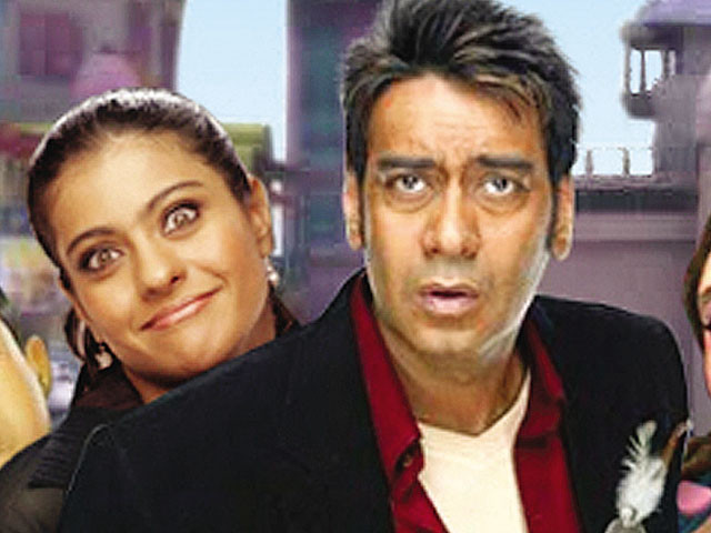 kajol and ajay devgn in toonpur ka superrhero photo publicity kajol and ajay devgn in toonpur ka superrhero photo publicity
