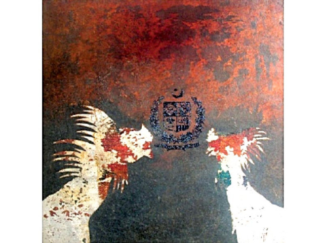 titled unity faith and discipline the painting is a satire on the country s political landscape photo press release titled unity faith and discipline the painting is a satire on the country s political landscape photo press release