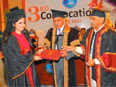 gandhara university graduation young doctors urged to serve humanity without discrimination