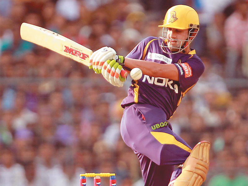 gambhir scored his 18th ipl half century yesterday which is the highest any batsman has scored in the event photo bcci