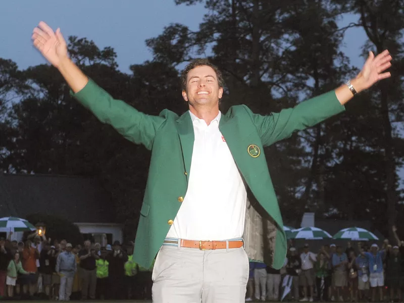 two years after sharing second at masters adam scott edged past angel cabrera on the second playoff hole to capture the green jacket photo afp two years after sharing second at masters adam scott edged past angel cabrera on the second playoff hole to capture the green jacket photo afp
