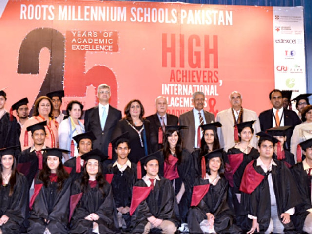 the silver jubilee celebrations were coupled with the graduation ceremony of the roots millennium schools rms islamabad s class of 2012 13 photo express the silver jubilee celebrations were coupled with the graduation ceremony of the roots millennium schools rms islamabad s class of 2012 13 photo express