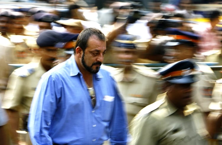 dutt was sentenced to five years in jail by the apex court march 21 for illegal arms possession during the 1993 mumbai bomb blasts photo afp file