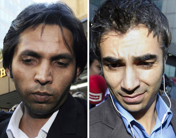 mohammad asif and salman butt photo afp file mohammad asif and salman butt photo afp file