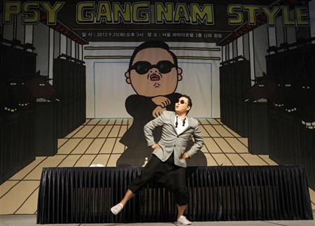 photo of korean pop star psy photo reuters file