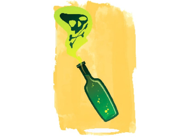 thousands of empty bottles and stickers were seized creative jamal khurshid