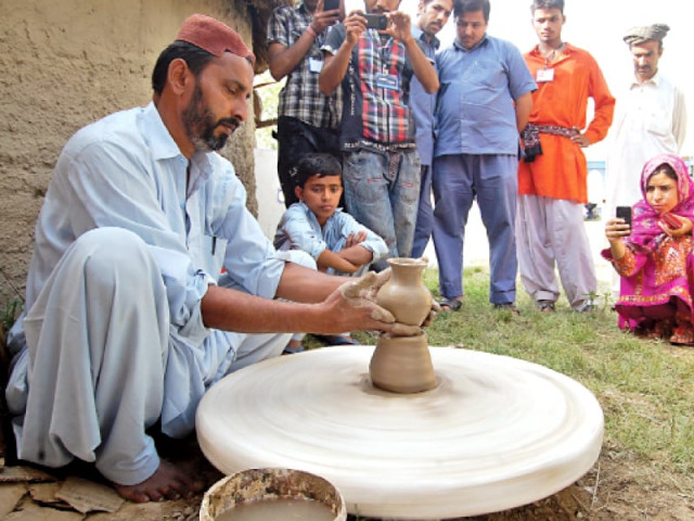 artisans from different parts of the country have been the highlight of the event so far photo muhammad javaid express artisans from different parts of the country have been the highlight of the event so far photo muhammad javaid express