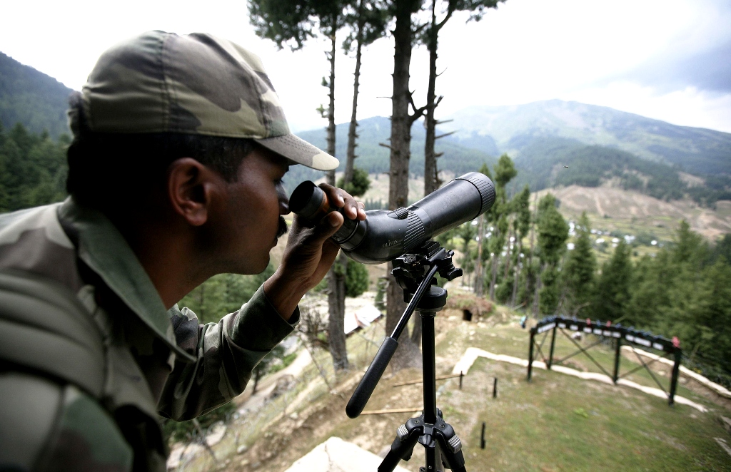 a photo showing indian border security officer photo afp file