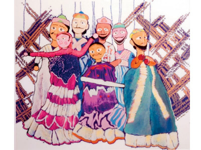 paintings exhibition eulogising the lost art of puppetry
