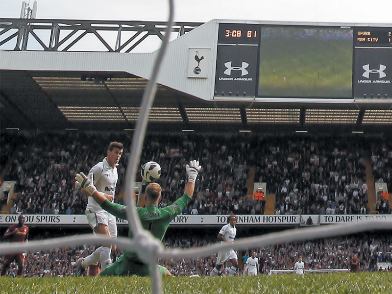 after an early goal city conceded three in seven minutes towards the end to suffer an astonishing collapse against tottenham photo reuters