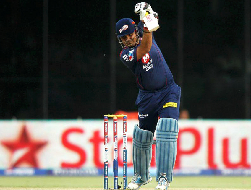 sehwag scored unbeaten 95 off just 57 balls including 13 fours and two sixes photo bcci