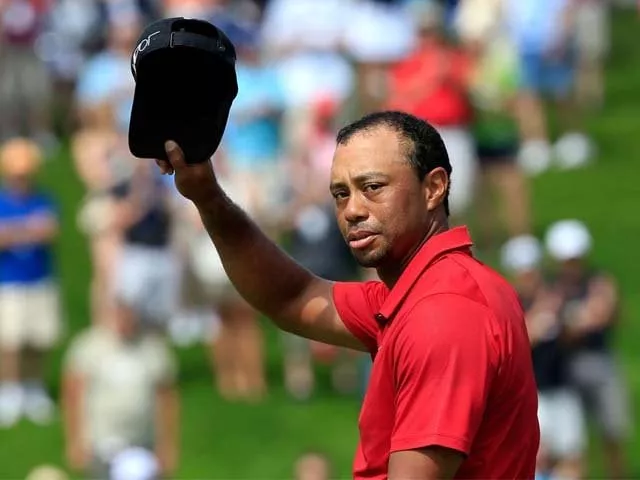 tiger woods of the united states acknowledges the crowd on the 18th hole during the final round of the memorial tournament photo getty tiger woods of the united states acknowledges the crowd on the 18th hole during the final round of the memorial tournament photo getty