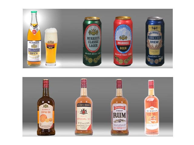 some of murree brewery 039 s alcohol products photo murreebrewery com some of murree brewery 039 s alcohol products photo murreebrewery com