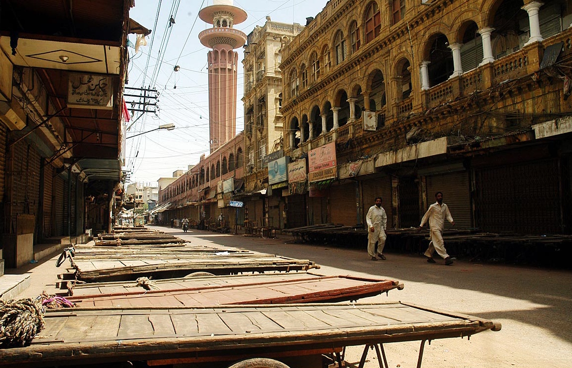 a file photo of karachi during a strike photo online file