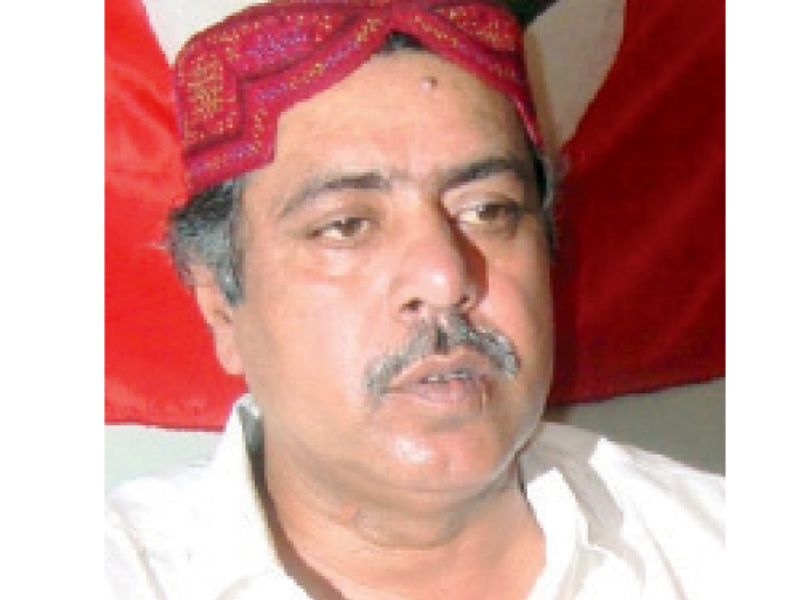 jeay sindh qaumi mahaz leader bashir qureshi photo file